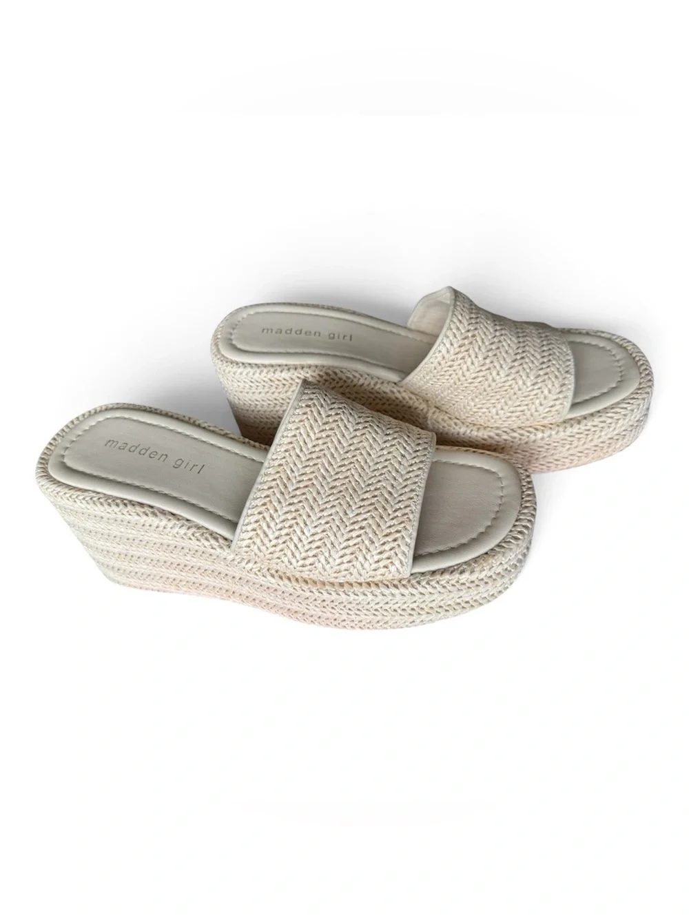 MADDEN GIRL WOVEN PLATFORM SANDALS | Steve Madden Zeppelin